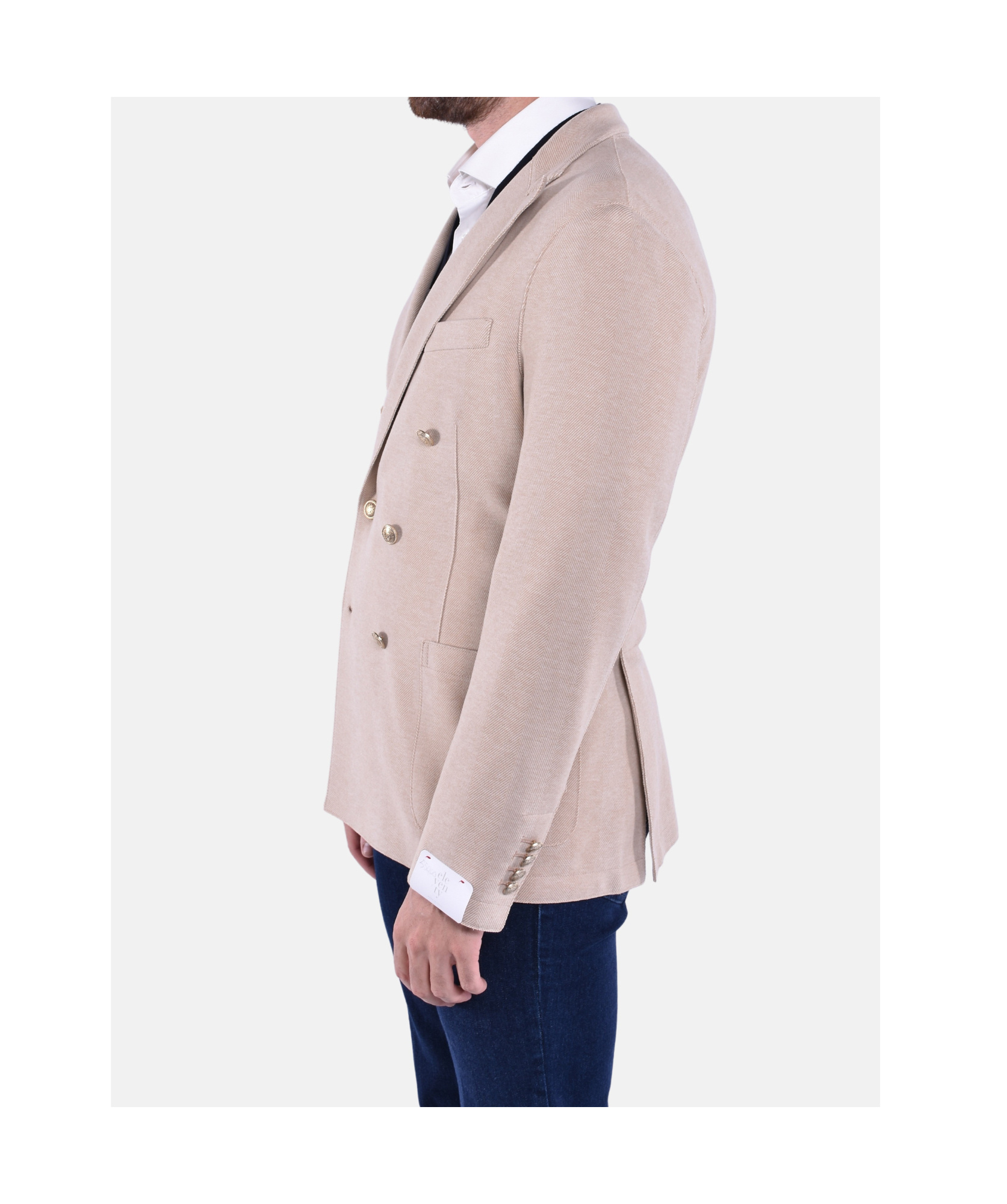 Eleventy Long-sleeved Suit Jacket In Brown
