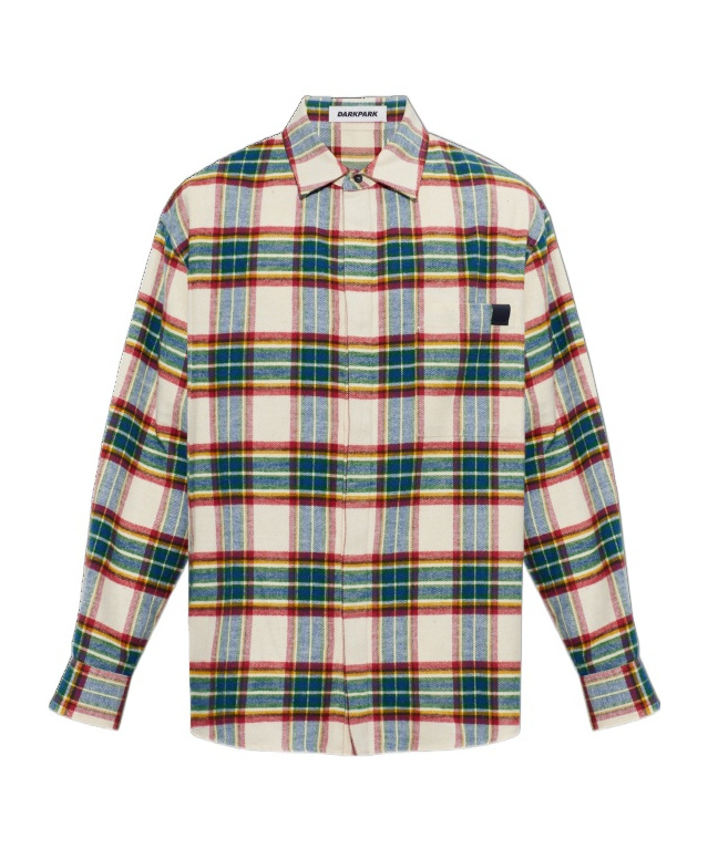 Darkpark Ethan Check-pattern Shirt In Neutral
