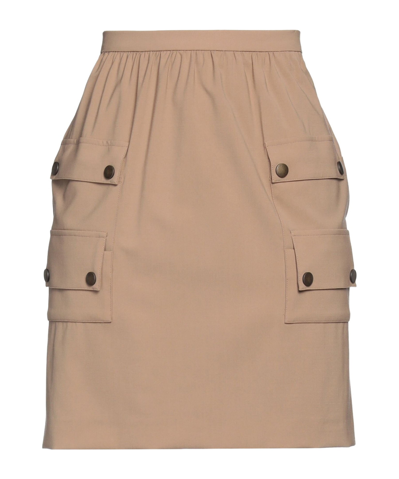 Max Mara Mini Skirt In Nude