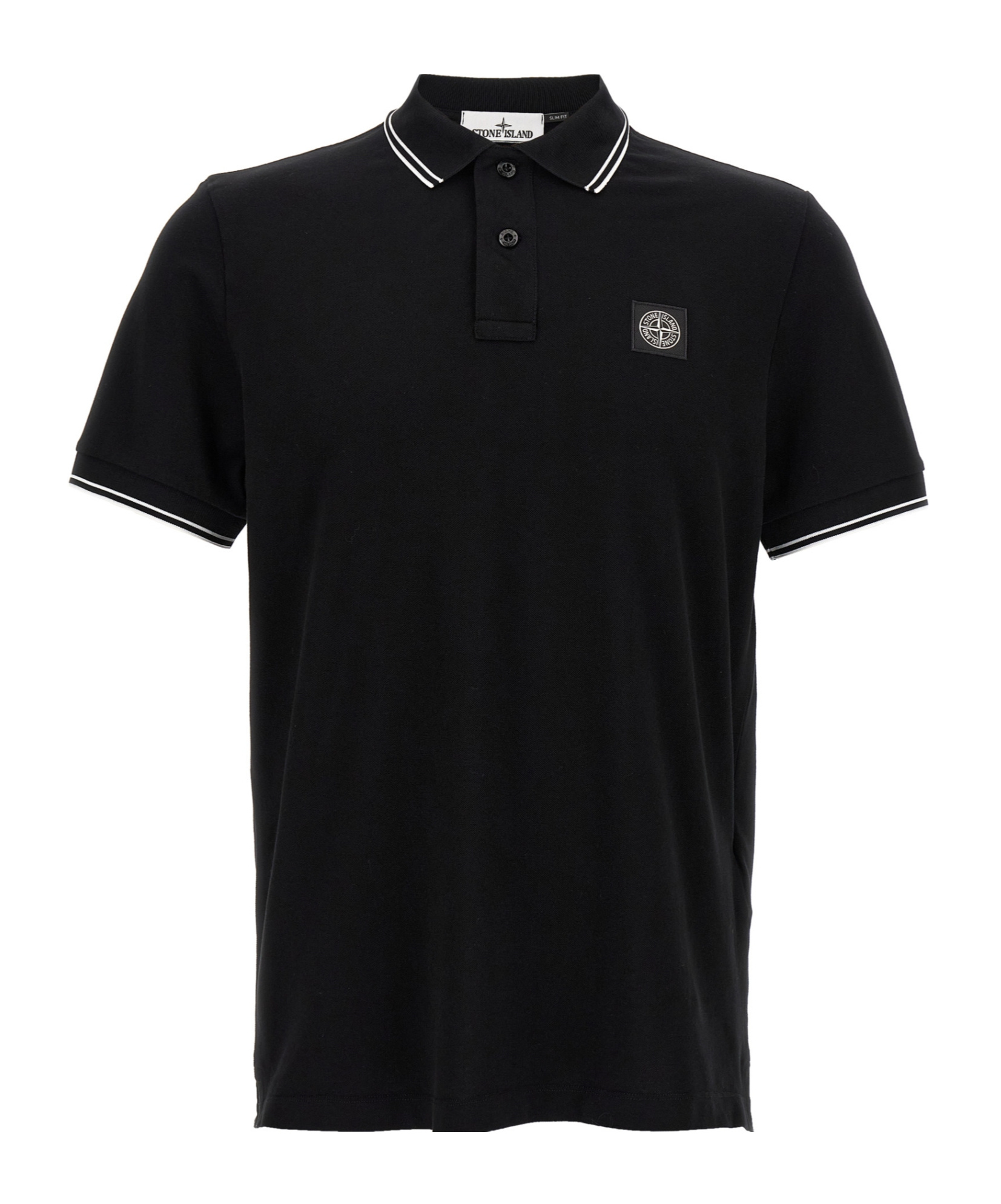 Stone Island Polo Shirt In Black