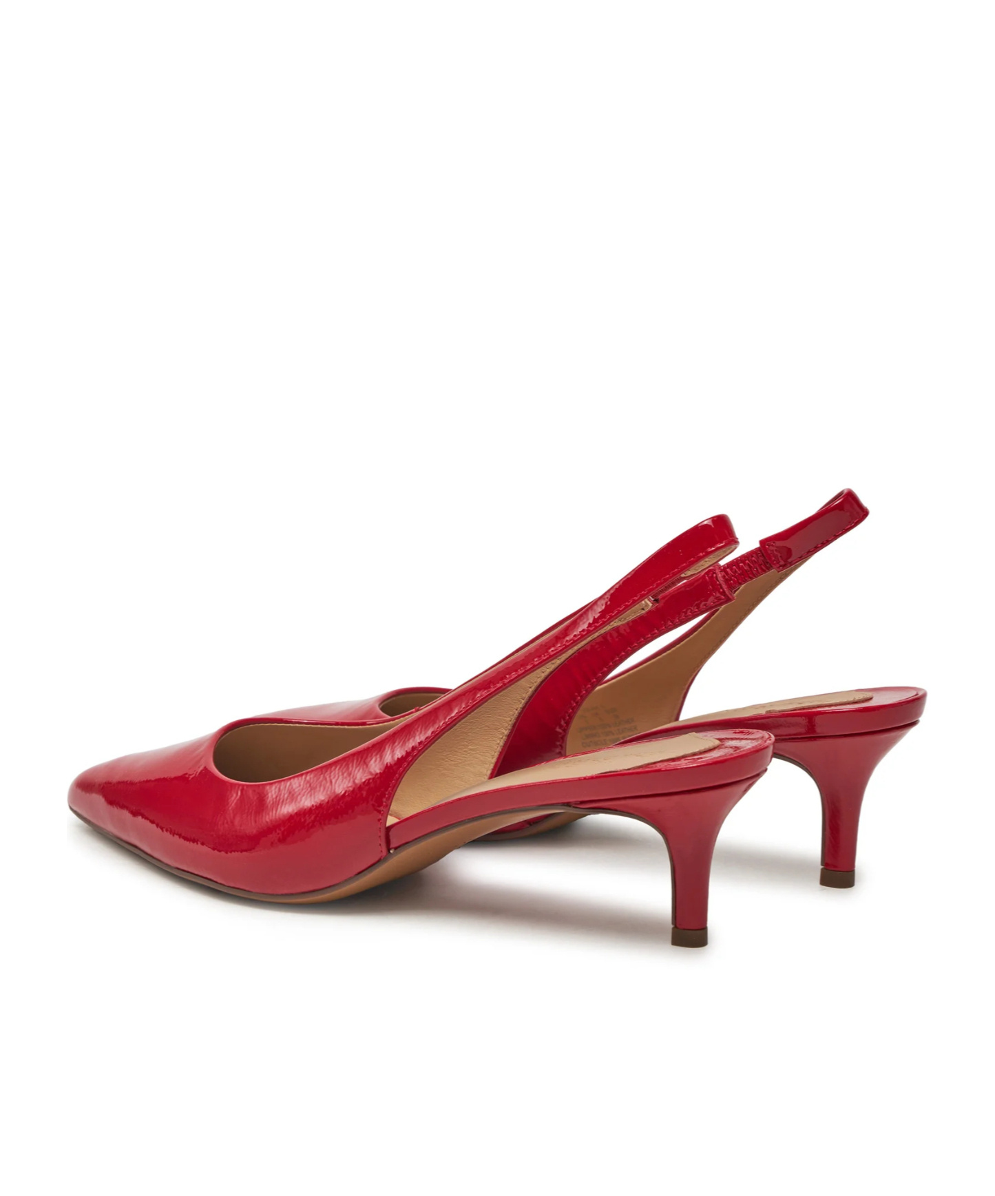 Ralph Lauren Pointed High Heel Sandals In Red