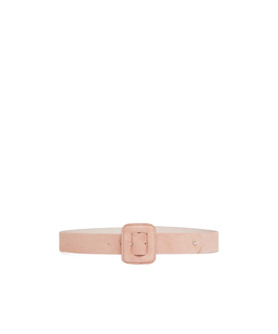 Weekend Max Mara Square Buckle Belt In Brown