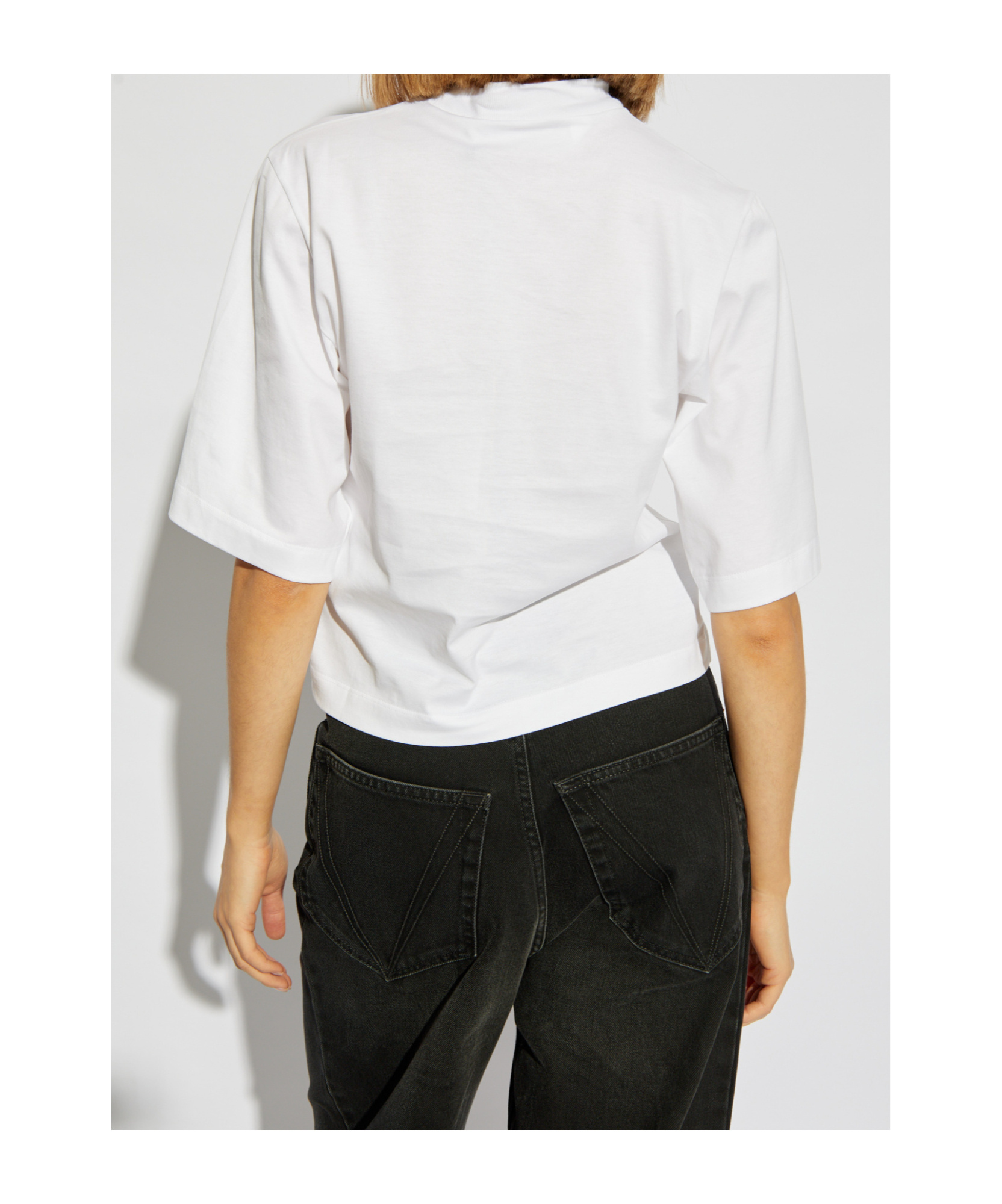 Palm Angels Short-sleeved T-shirt In White