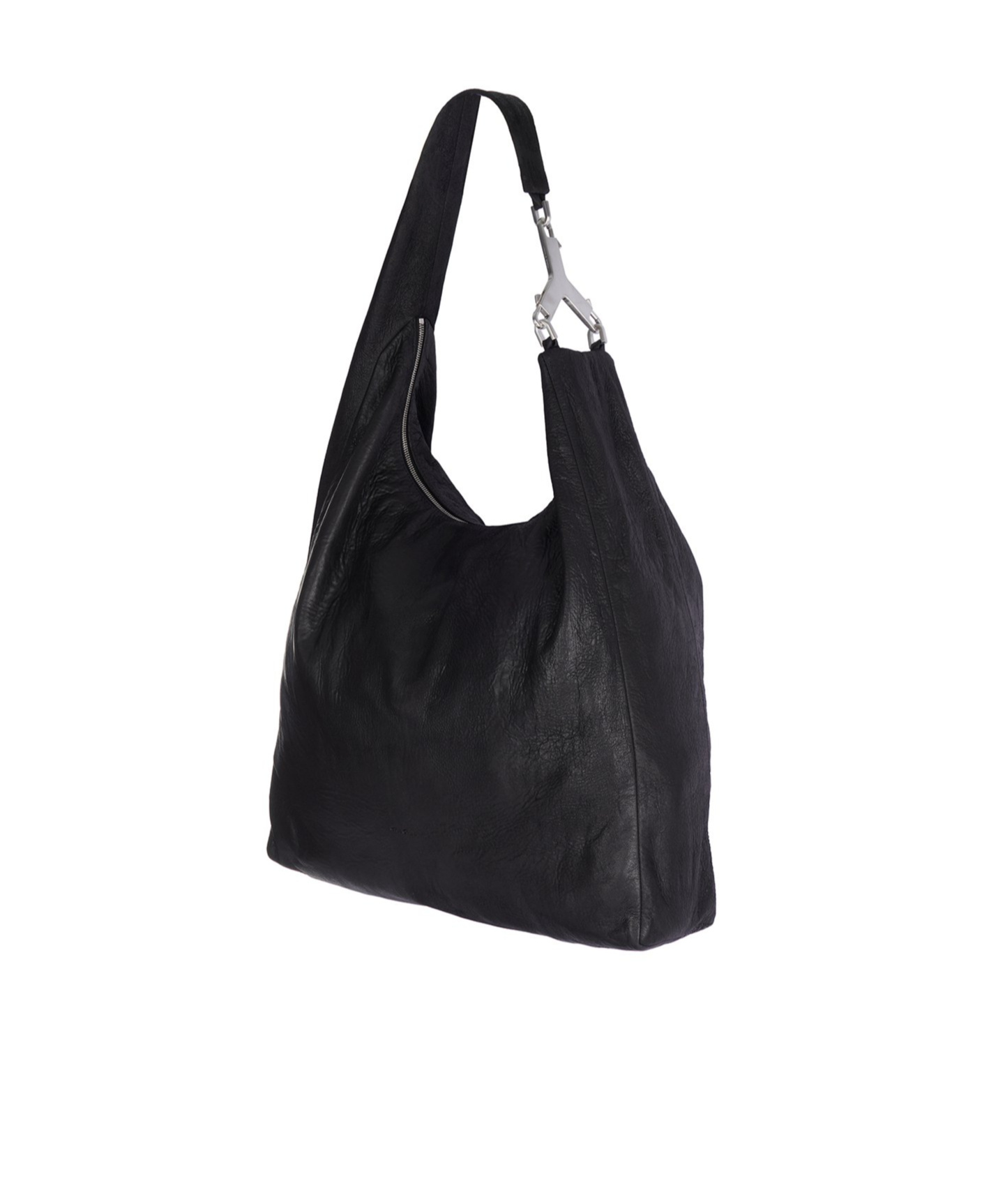 Rick Owens Logo Shoulder Bag In Black