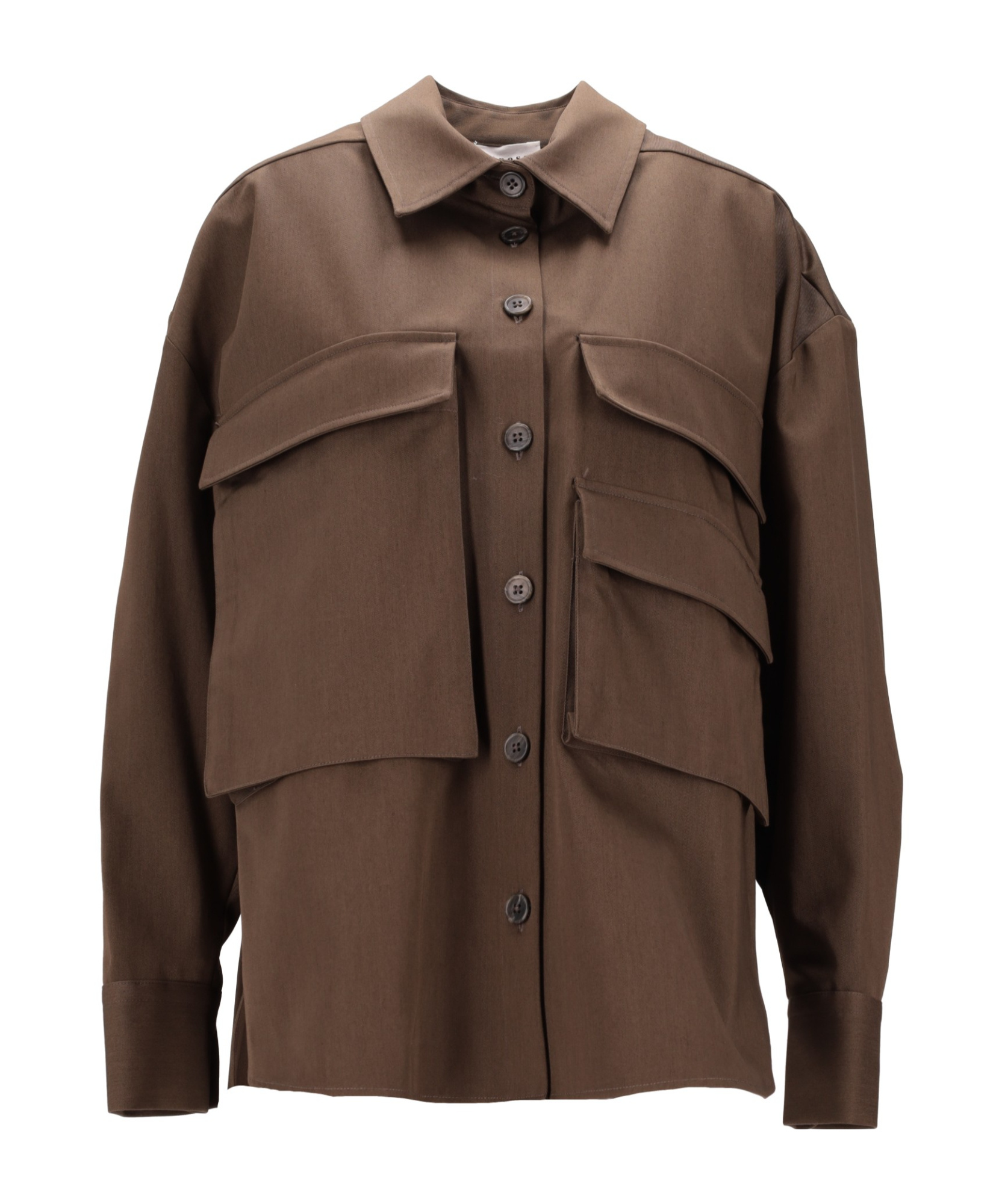 P.a.r.o.s.h Patch-pocket Shirt In Brown