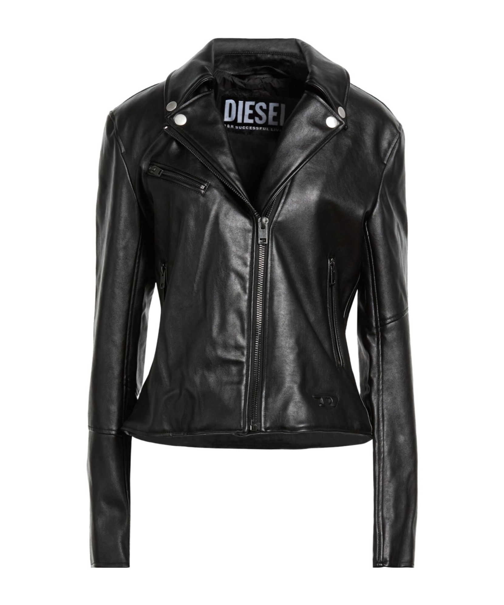 Diesel Biker Jacket In Black