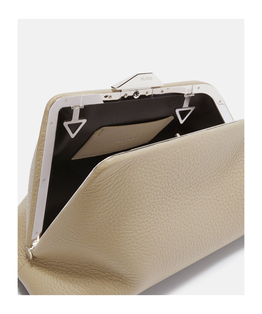 Attico ''day Off'' Sand Shoulder Bag In Nude
