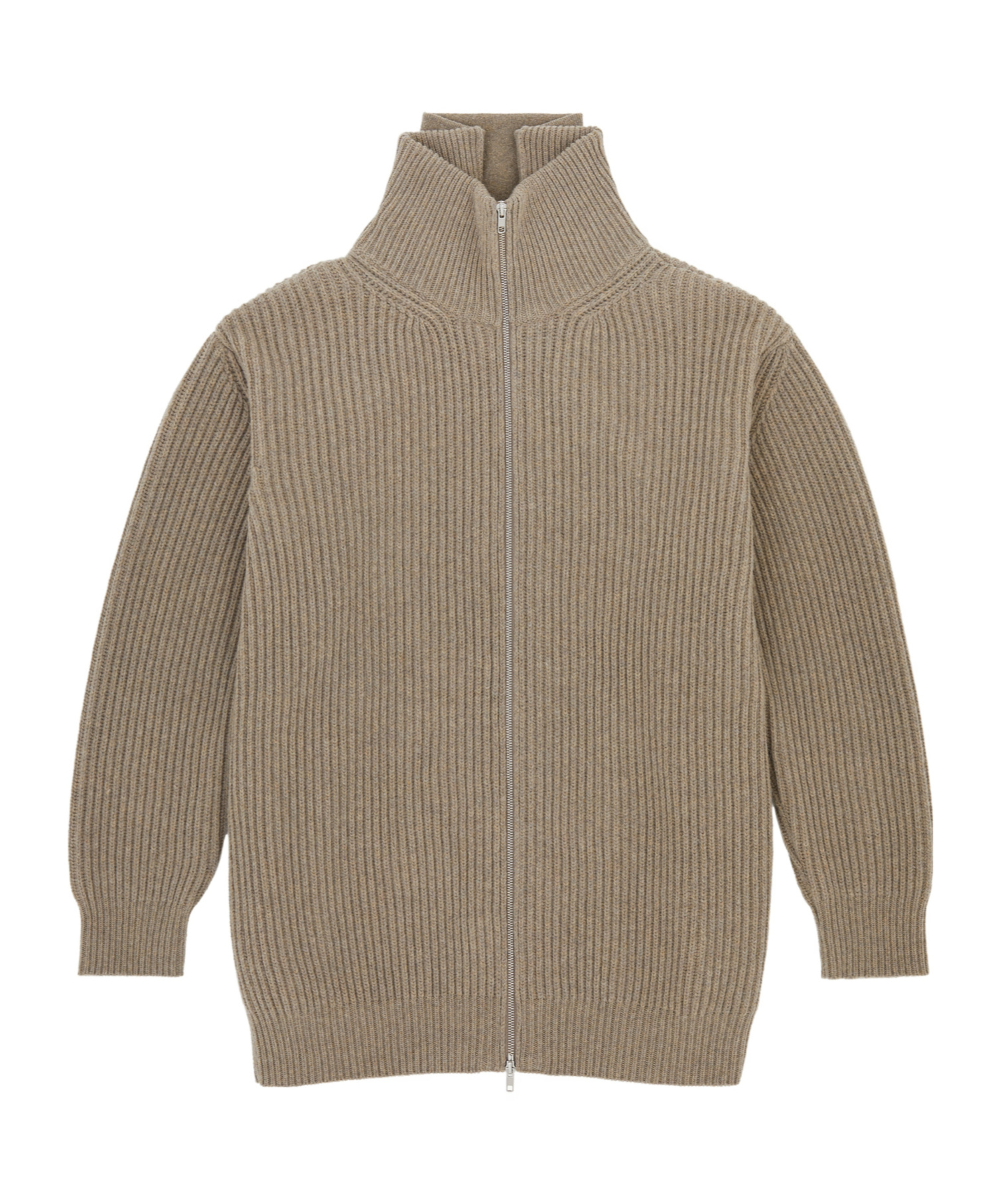 Mm6 Maison Margiela Ribbed Knit Cardigan In Green