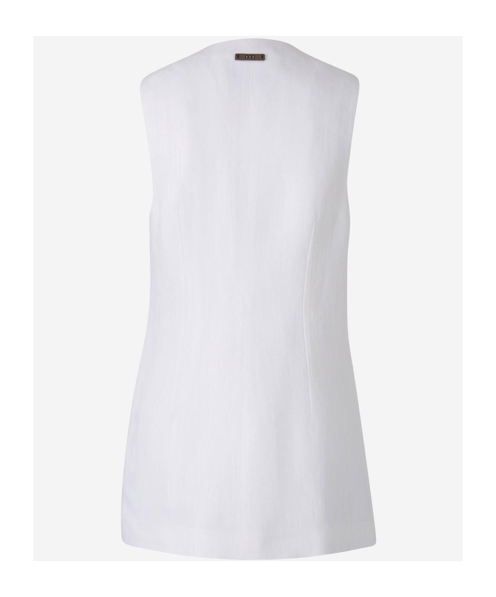 Shop Peserico V-neck Buttoned Vest In White