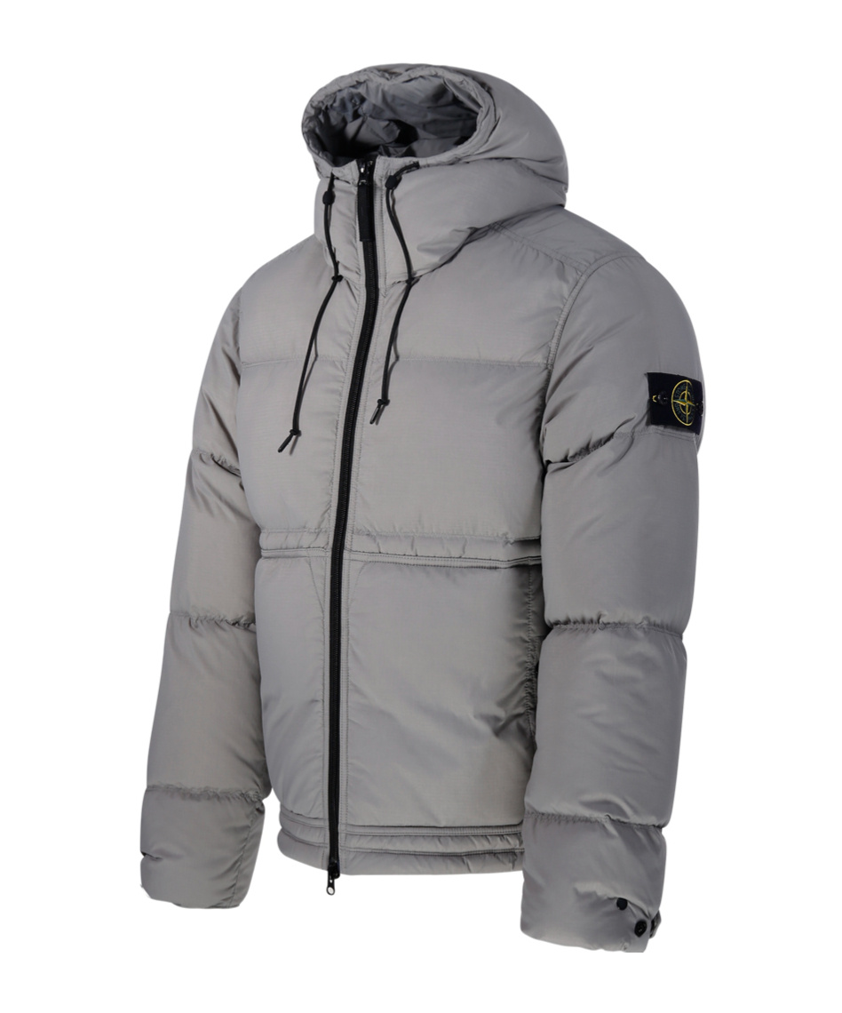 Stone Island Puffer In Grey Polyamide In Gray