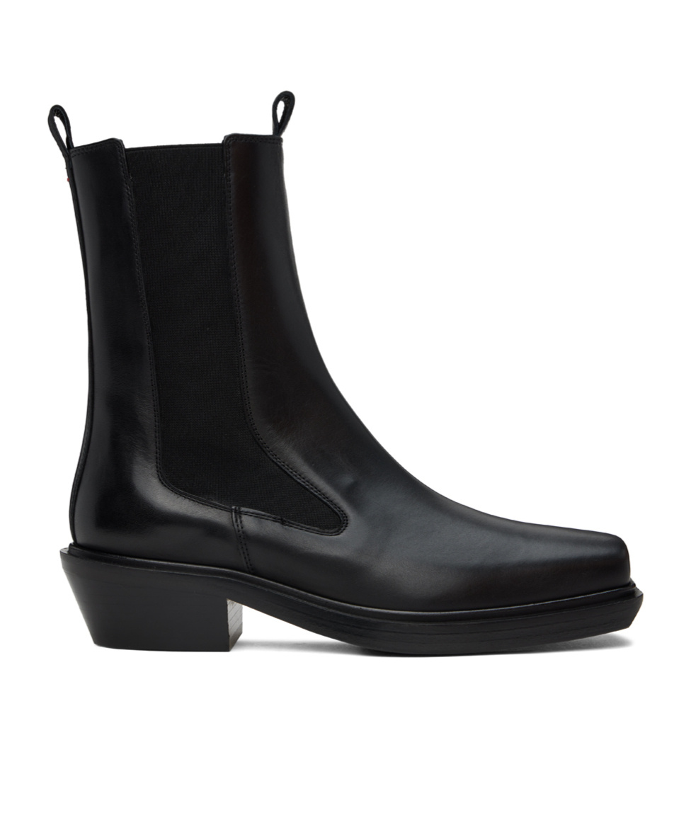 Aeyde 30mm Antonia Boots In Black