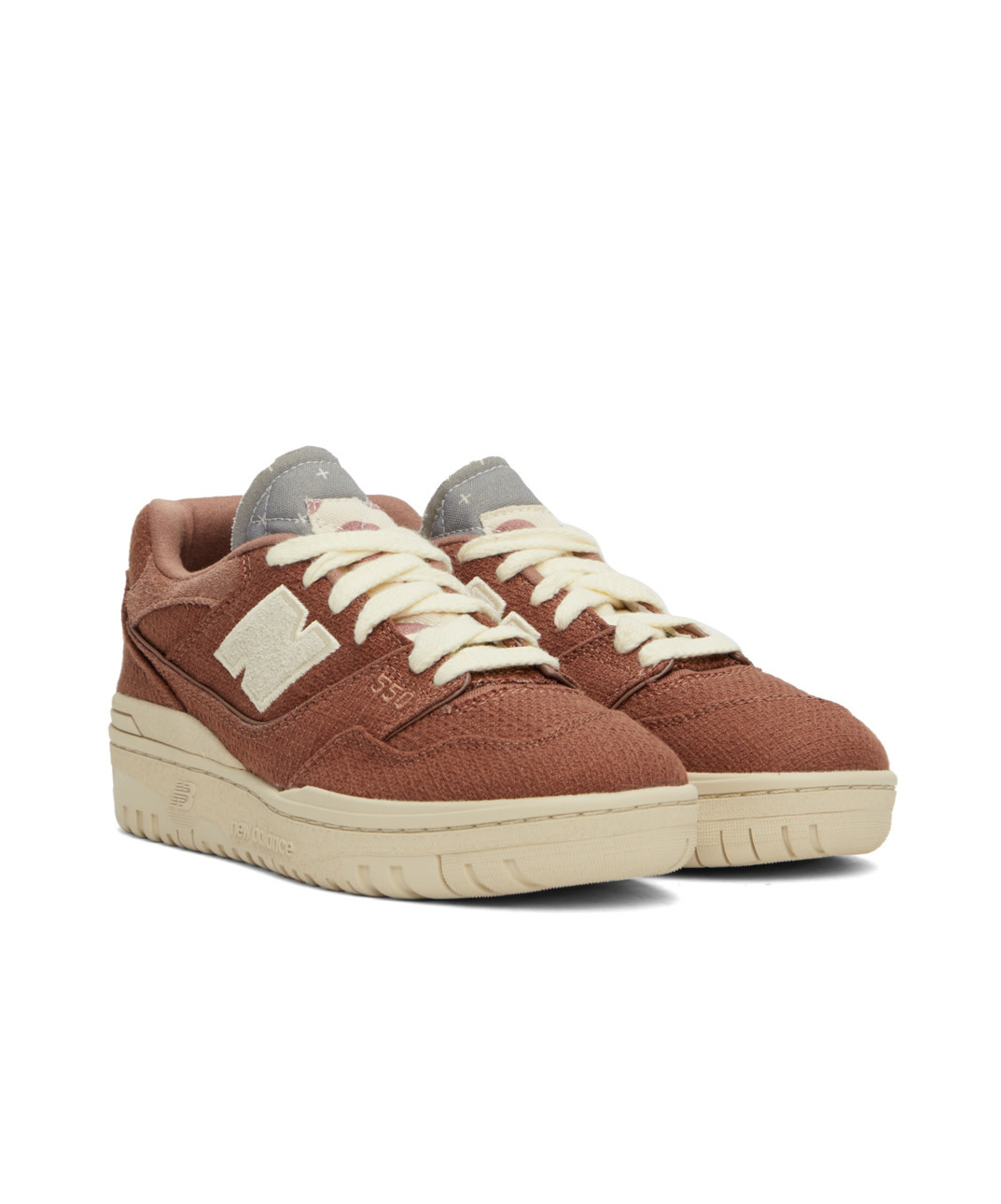 New Balance Round Head Low-cut Casual Shoes In Nude