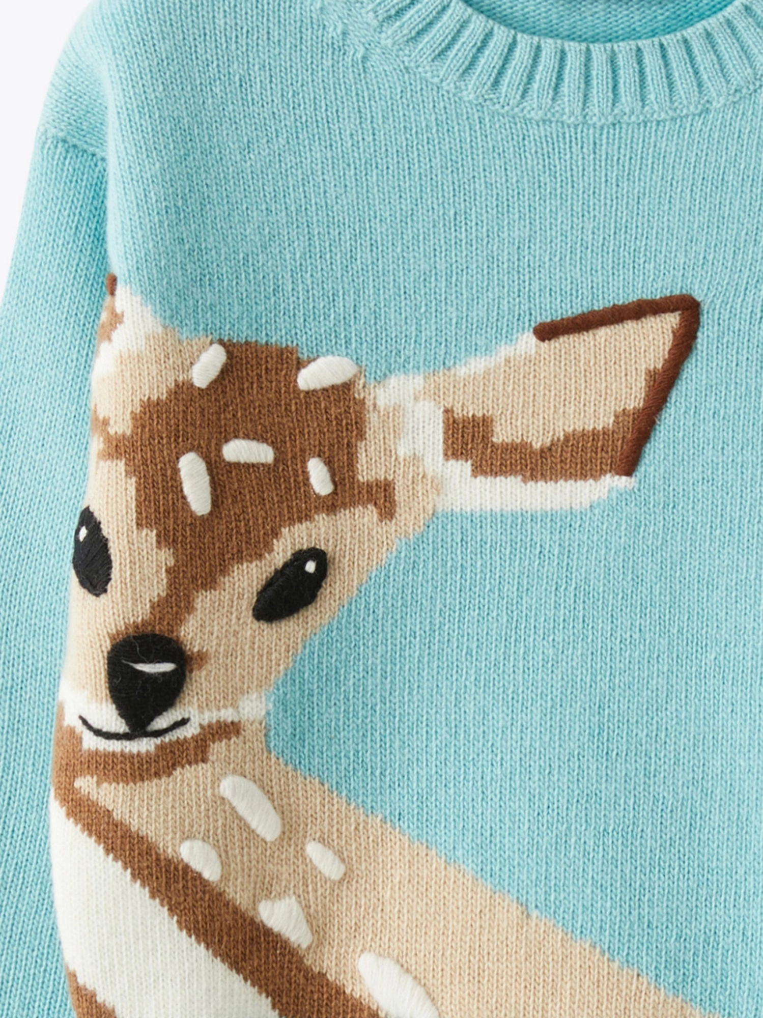 Il Gufo Patterned-intarsia Knit Jumper In Blue