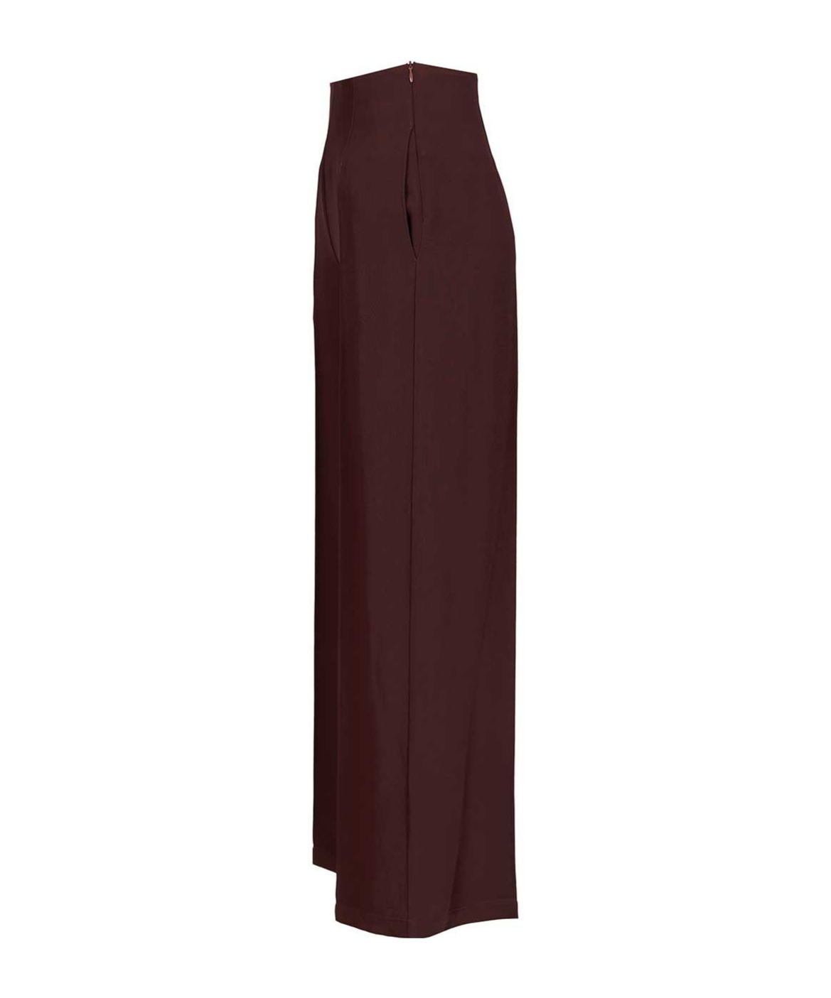 Forte Forte Envers Satin Palazzo Pants In Brown