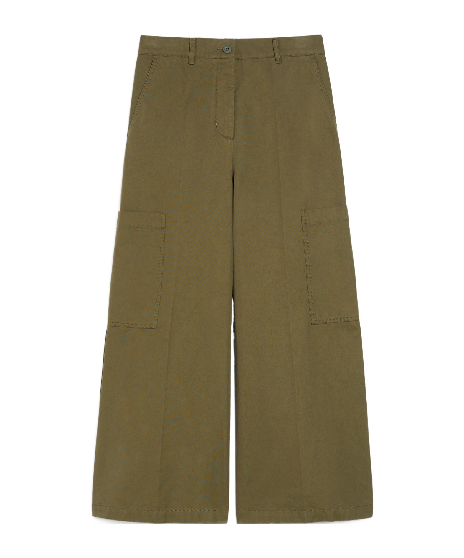 Weekend Max Mara Quiz Wide Leg Pants In Green