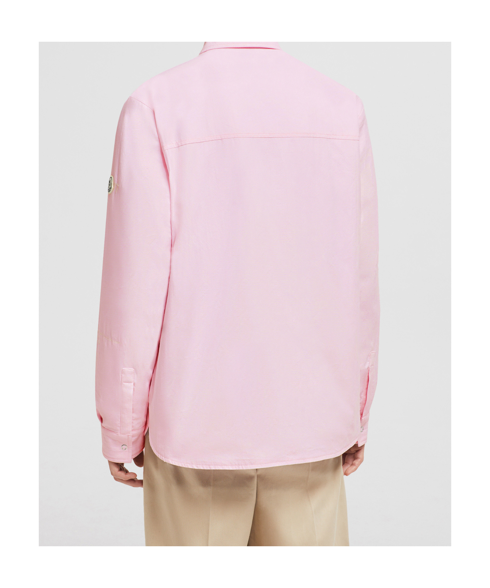 Moncler Surchemise Matelassée X Frgmt In Light Pink