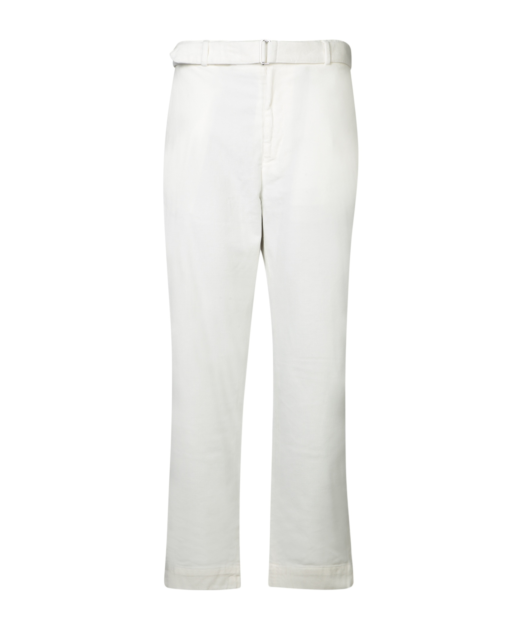 Officine Generale Owen Velvet Trousers In Ecru In White