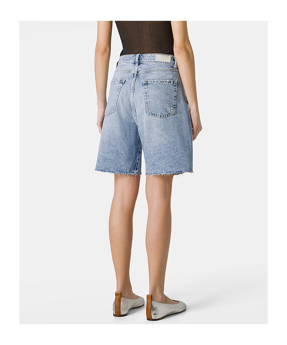 ICON DENIM ICON DENIM LEA WIDE LEG DENIM SHORTS