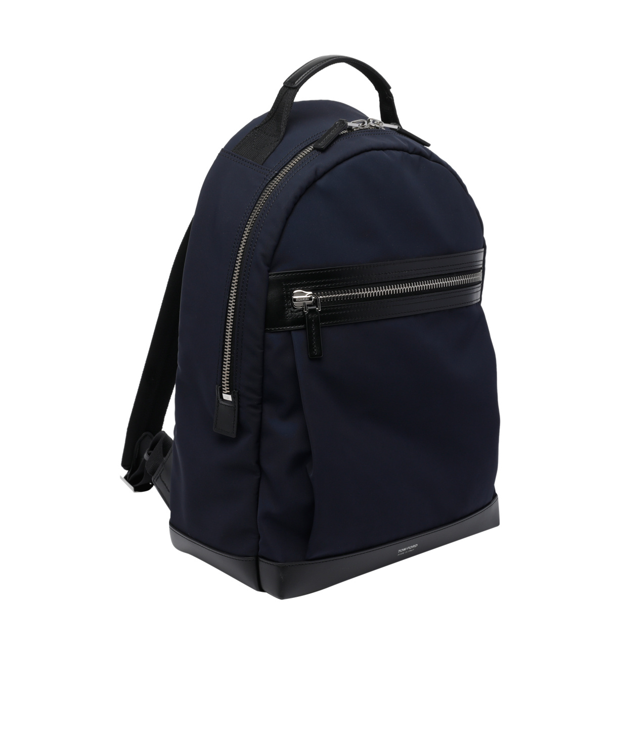 Tom Ford Logo Zipper Backpack In Black