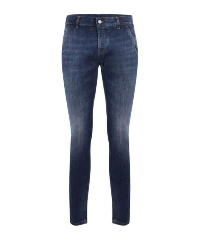 Dondup Belt-loop Jeans In Blue