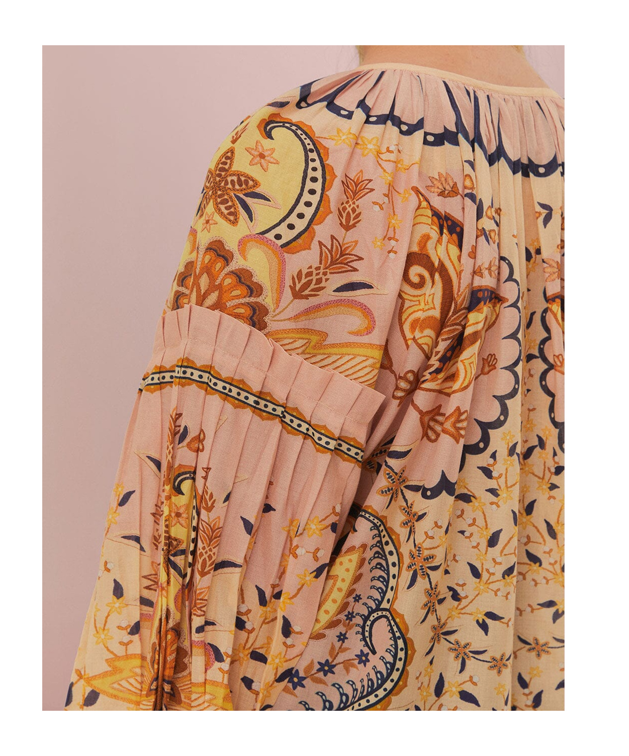 Shop Farm Rio Jaipur Blouse In Nude