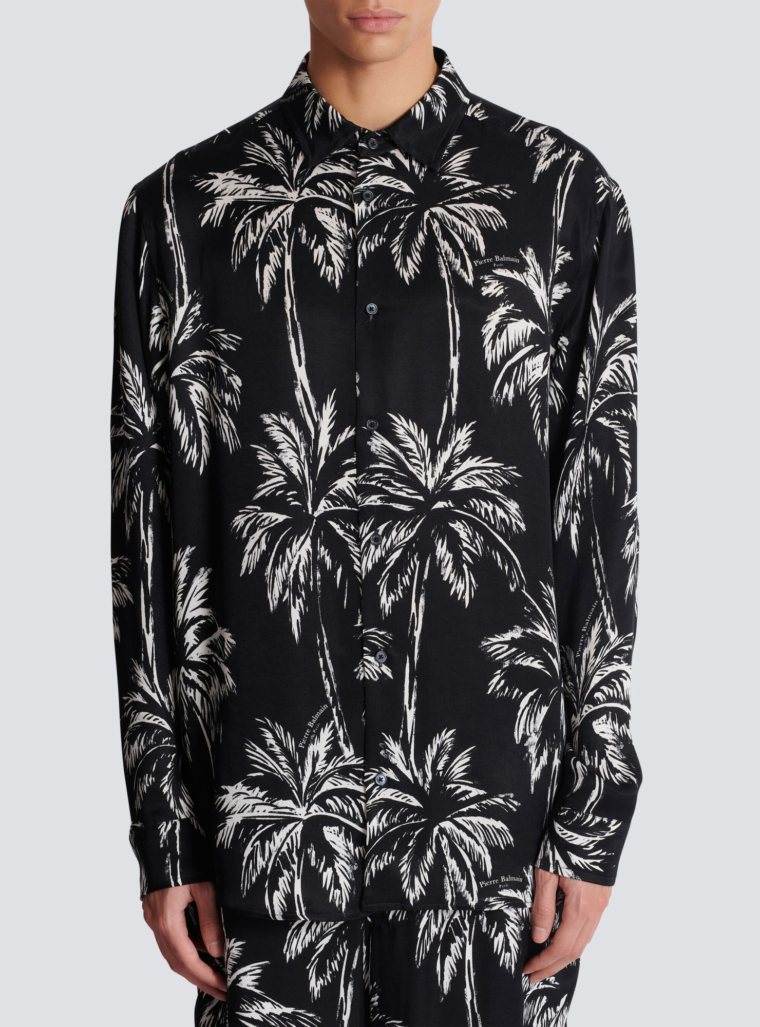 Balmain Shirt In Black