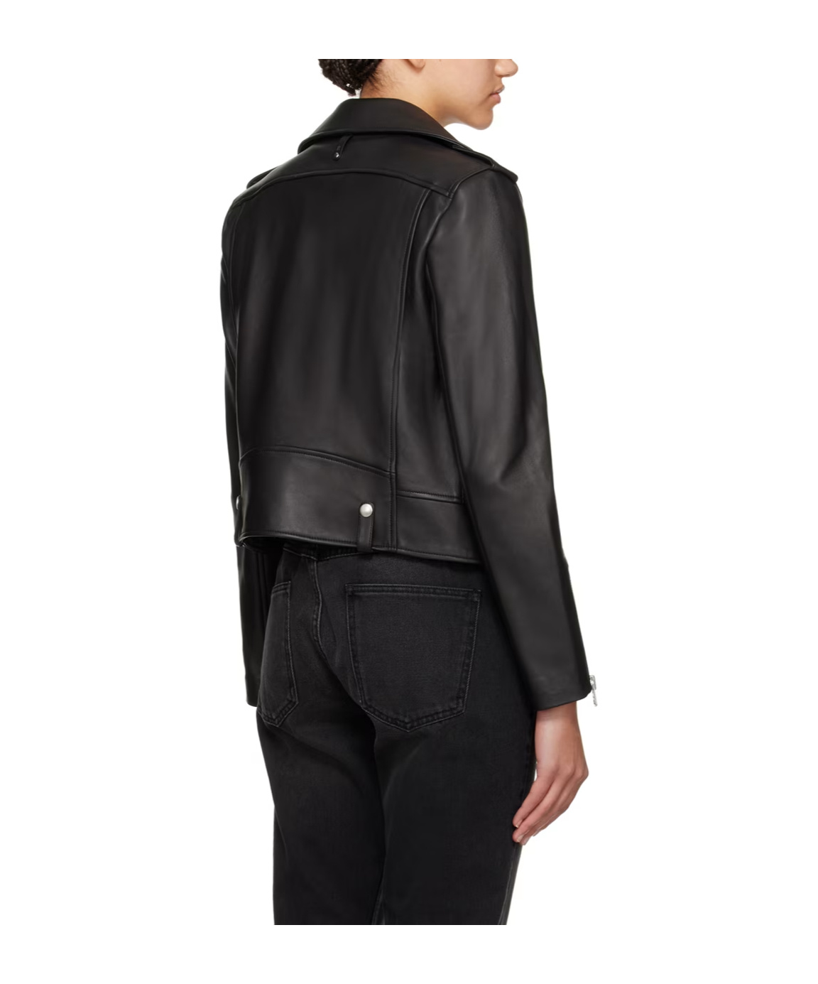 Mackage Baya Leather Jacket In Black