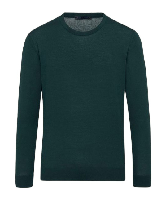 KITON CREW NECK LONG SLEEVE T-SHIRT 