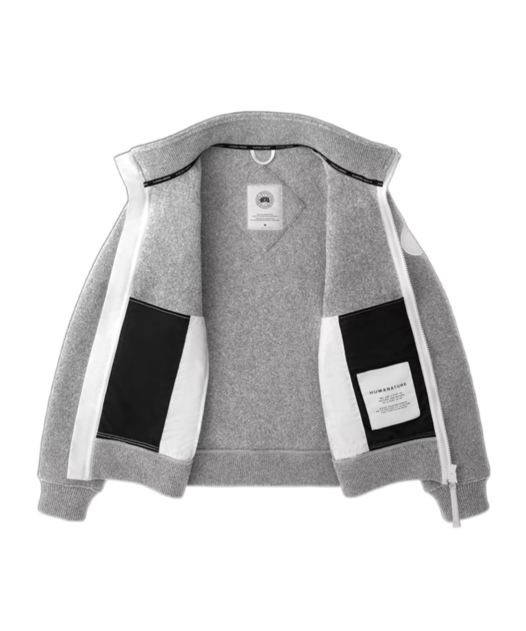 Canada Goose Lawson Jacket Kind Fleece Humanature In Gray