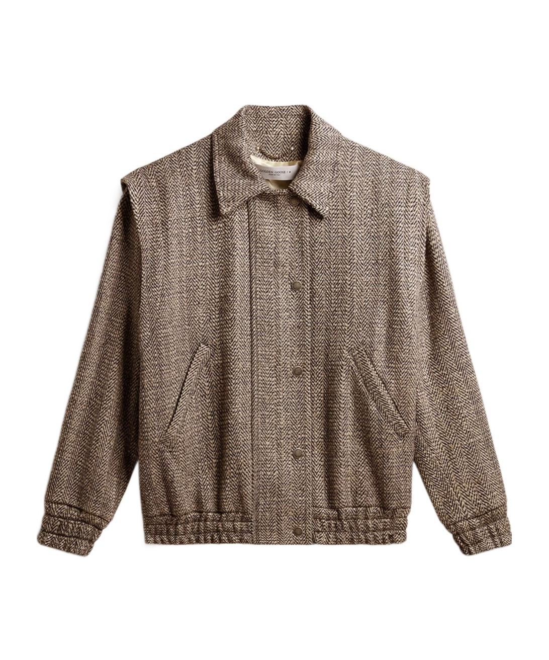 Golden Goose Long-sleeved Casual Jacket In Multicolor