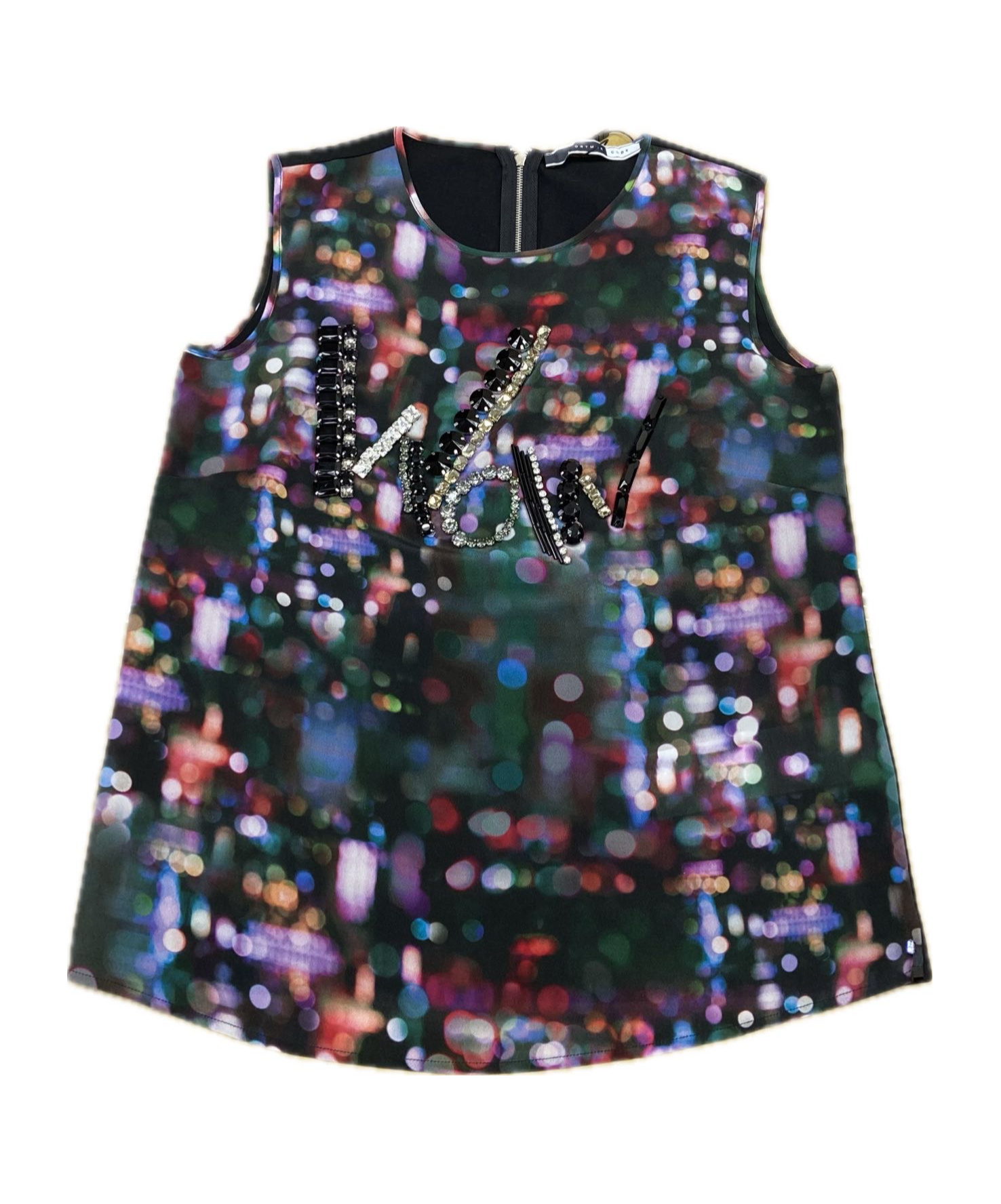 Max Mara Crew Neck Vest In Multi