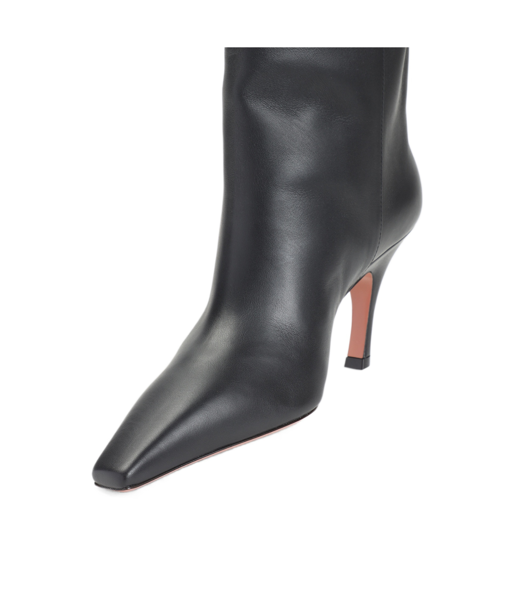 Amina Muaddi Pointed-toe Boots In Black