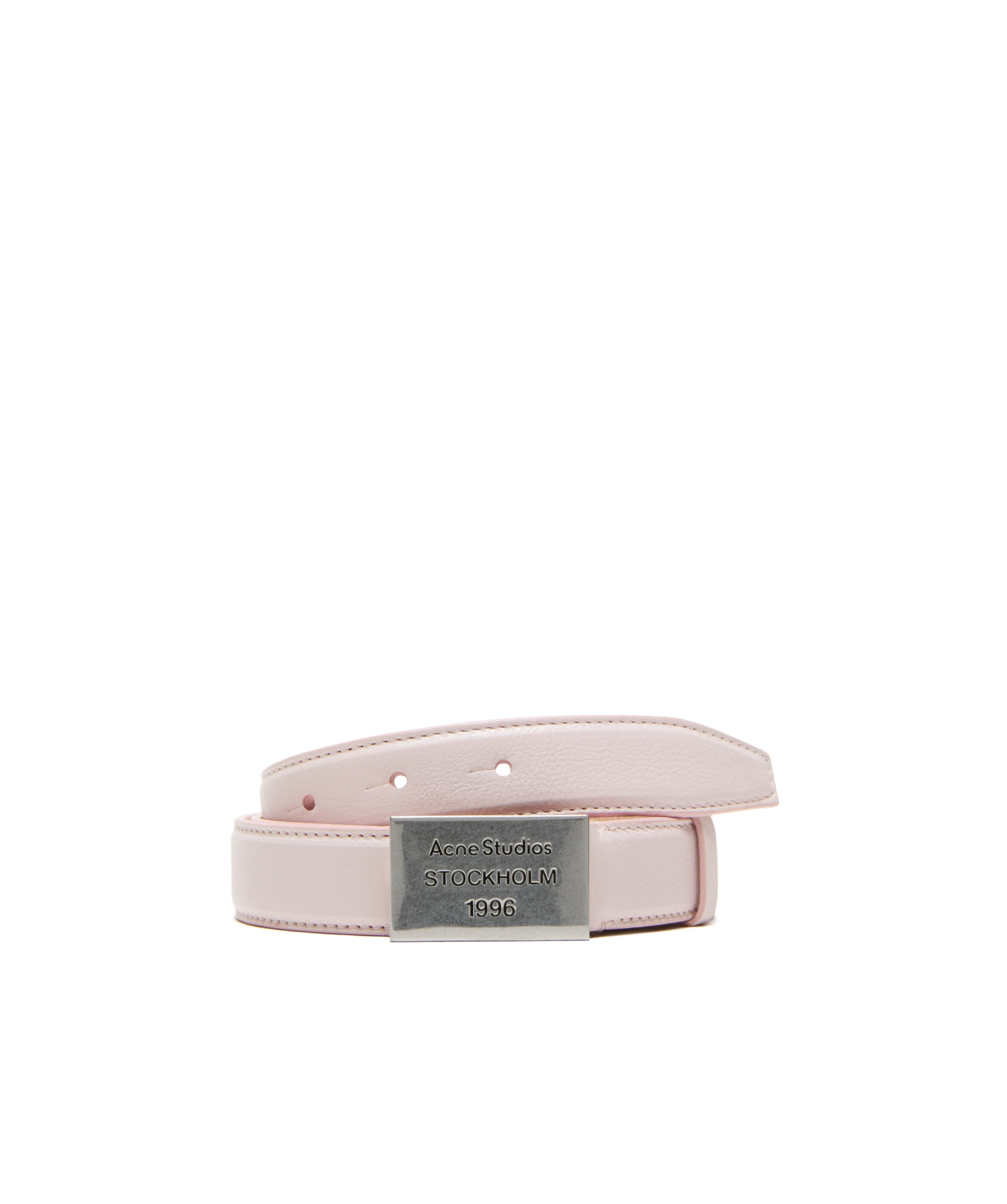 Acne Studios Perforated Waistband In Pink