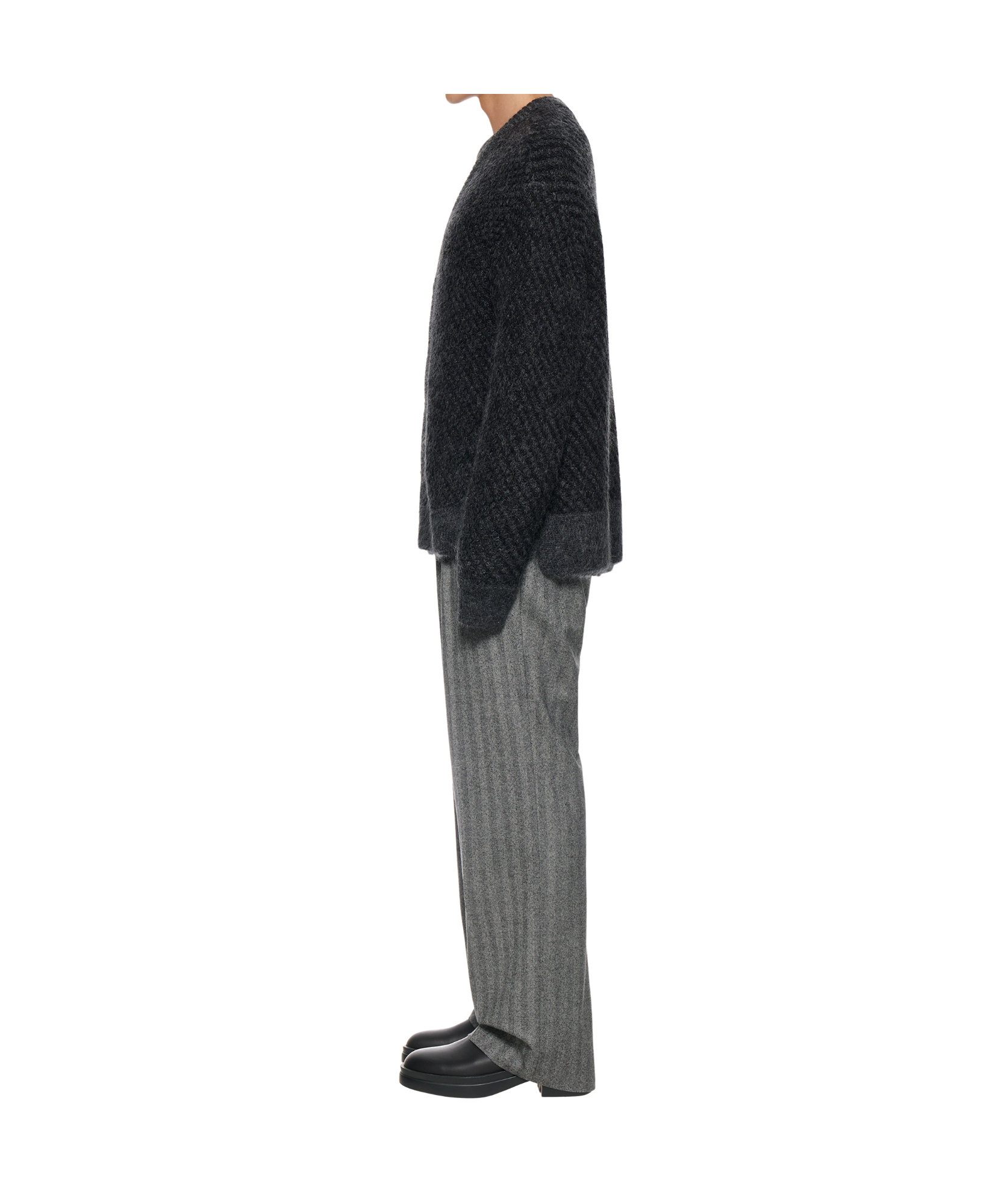 Wooyoungmi Long-sleeved Cardigan In Black