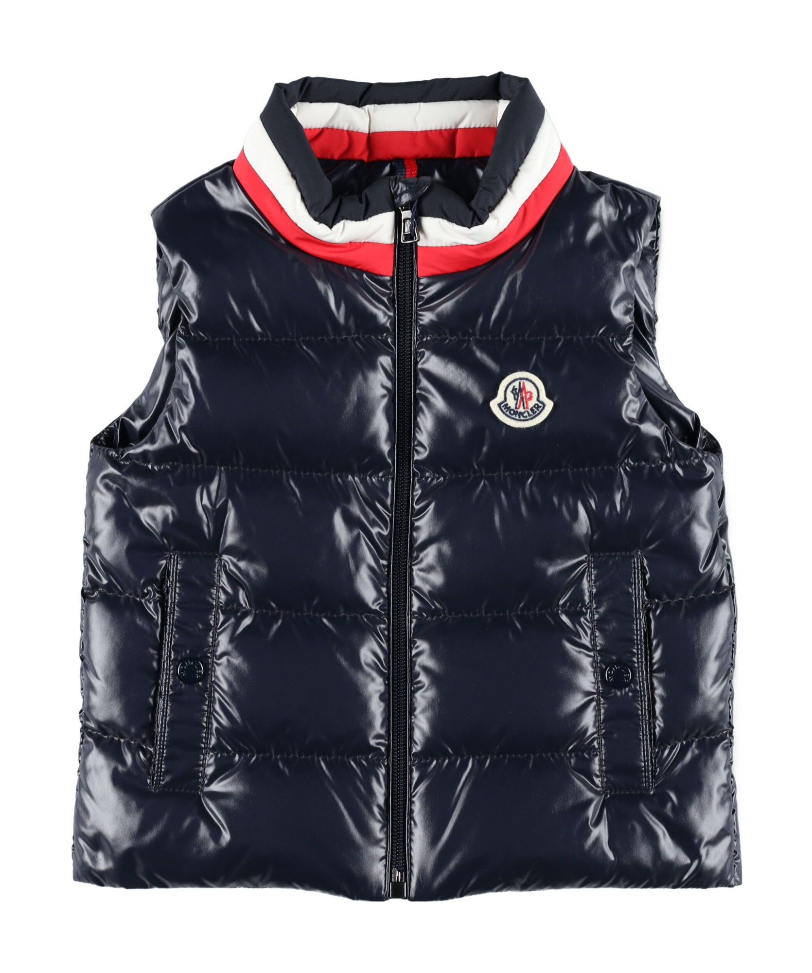 Moncler Merb Down Vest In Blue