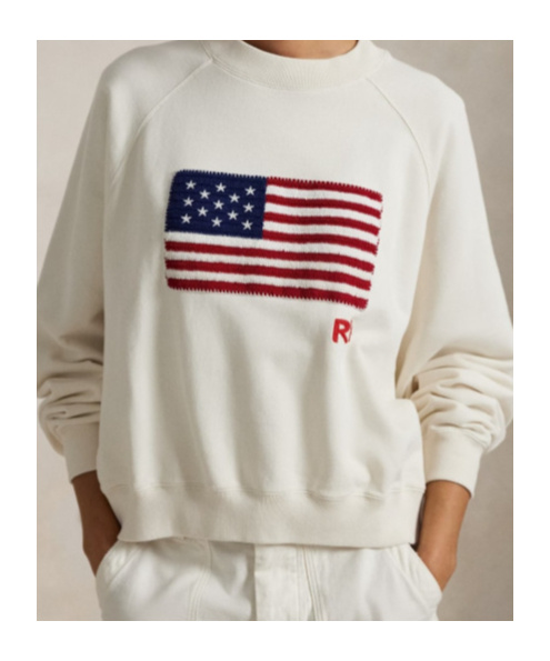 POLO RALPH LAUREN LOGO-EMBROIDERED SWEATSHIRT