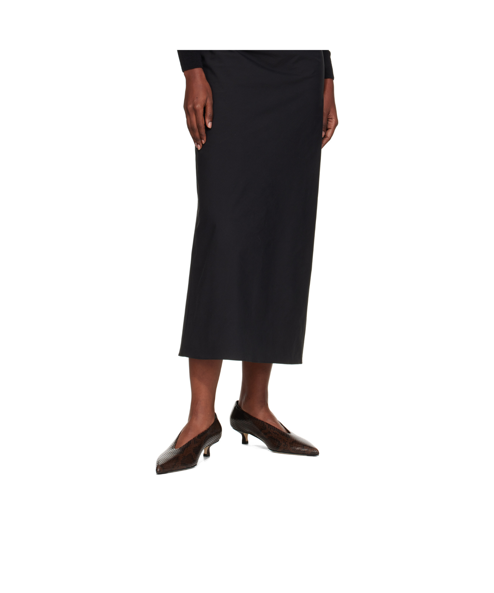 Aeyde 45mm Clara Pointed-toe Pumps In Black