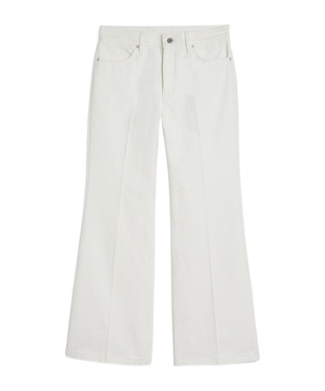 Jil Sander Pantalon Vaquero Acampanado Crudo