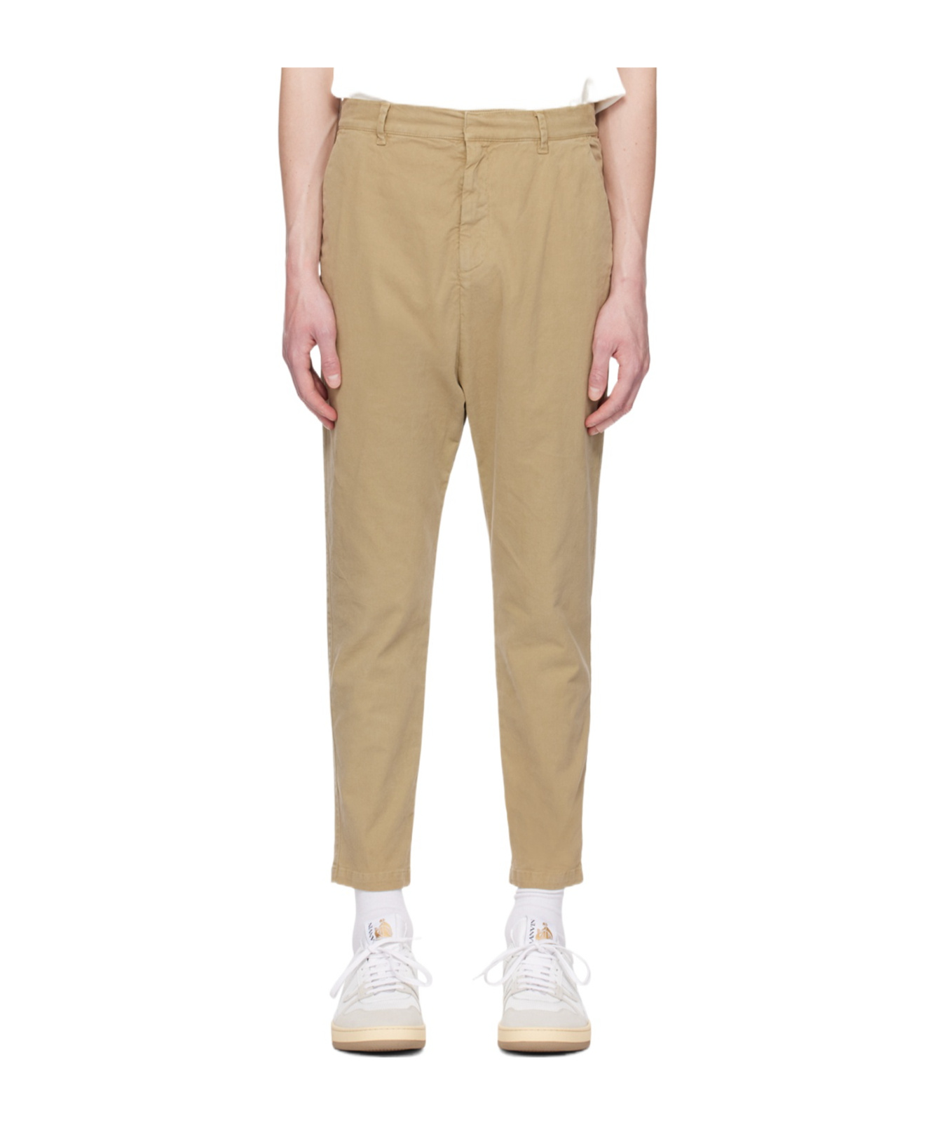 Nili Lotan Khaki Paris Trousers In Nude