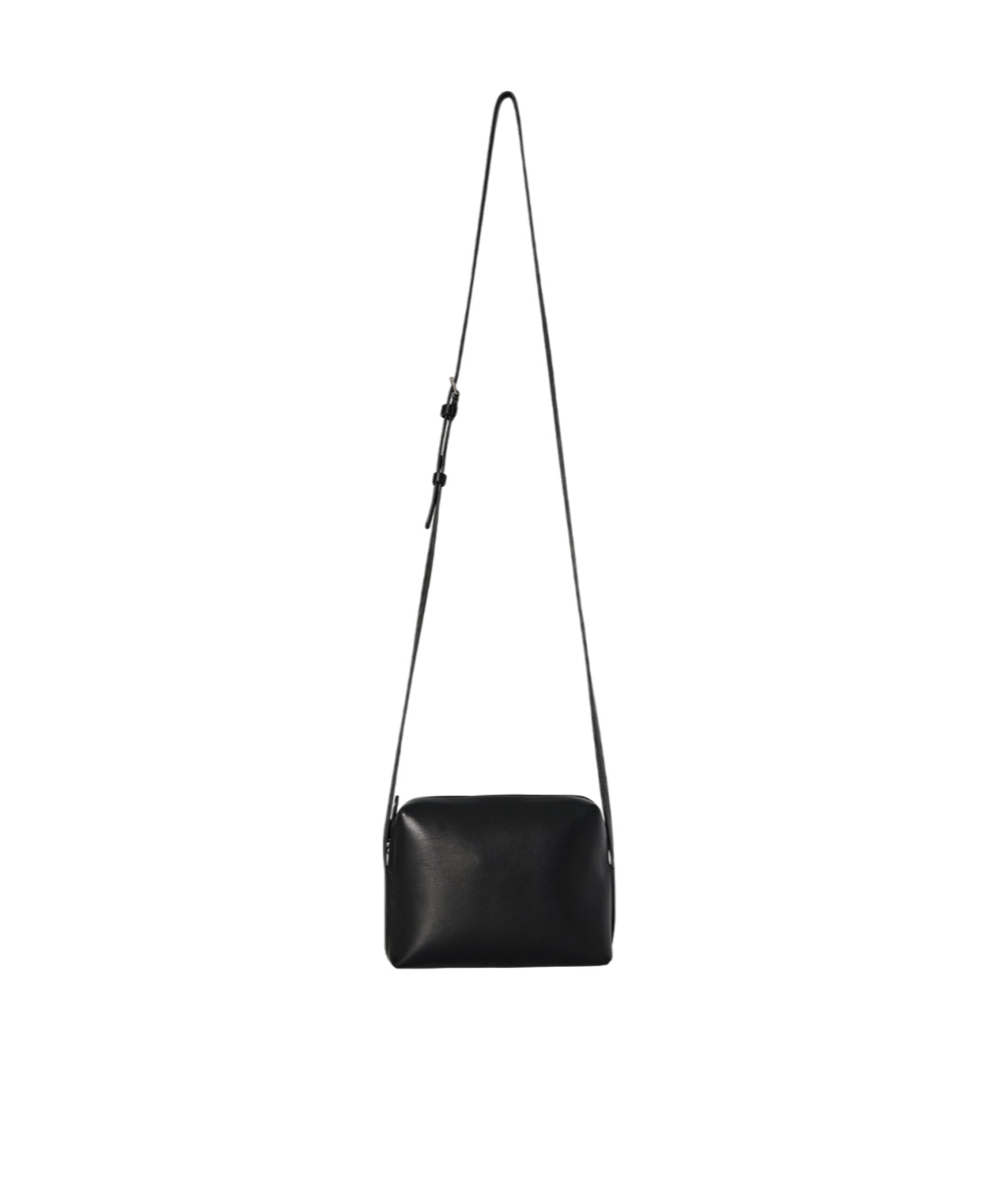 The Row Regent Logo Shoulder Bag In Black