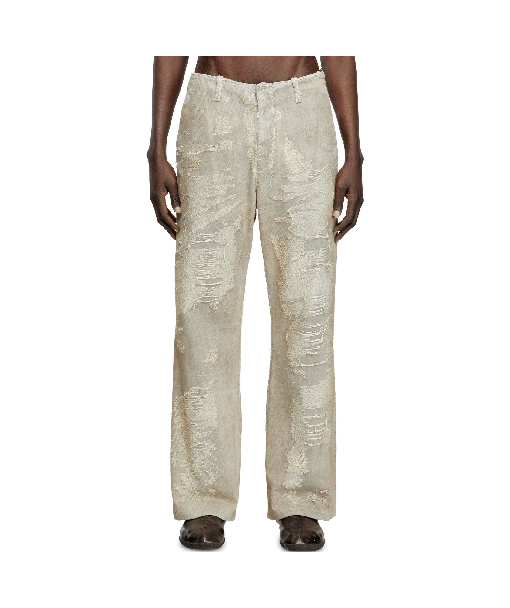 Diesel Relaxed Jeans In Nude