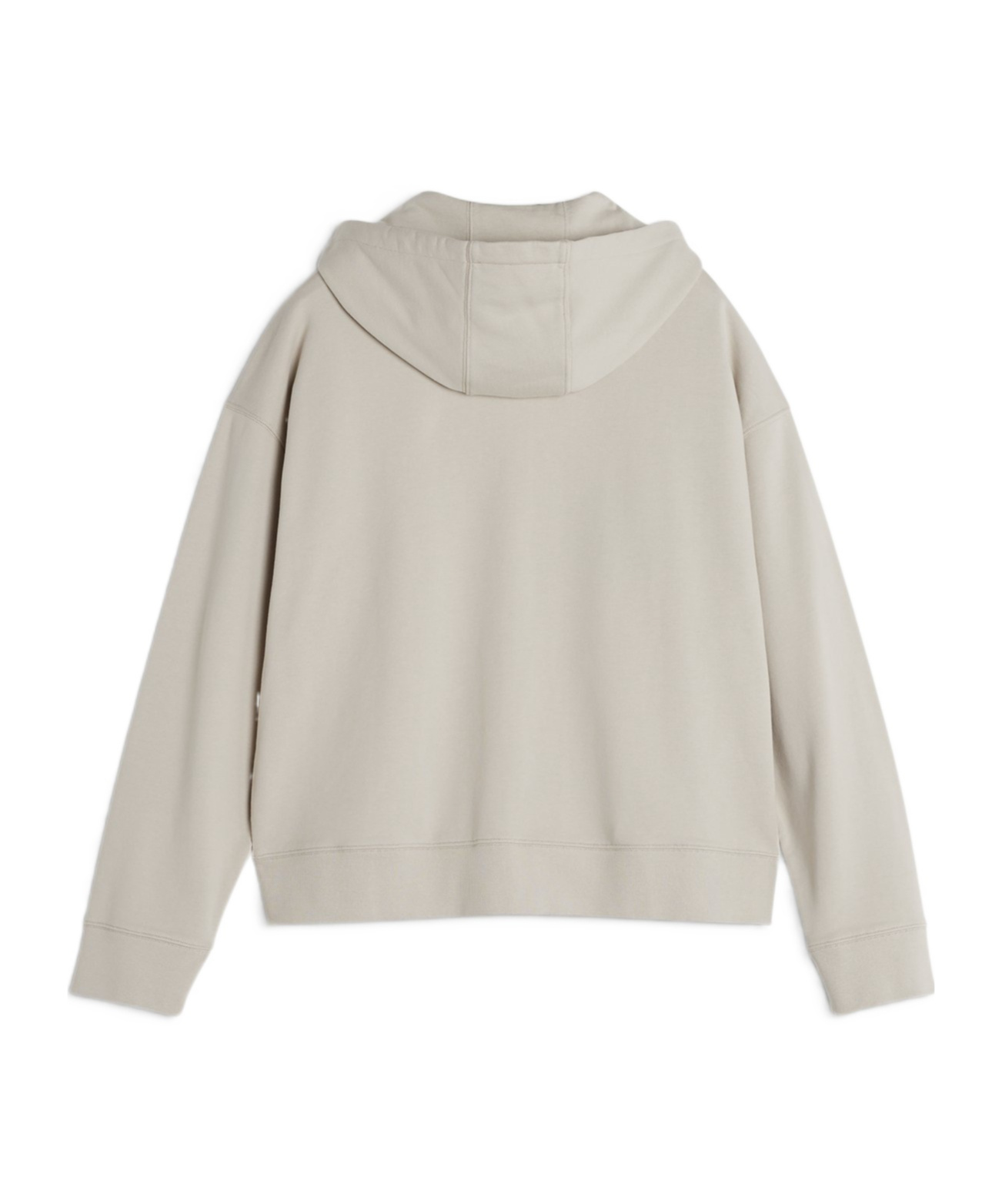 Maison Kitsuné Bold Fox Head Patch Fullzip Oversize Hoodie In Truffle Color