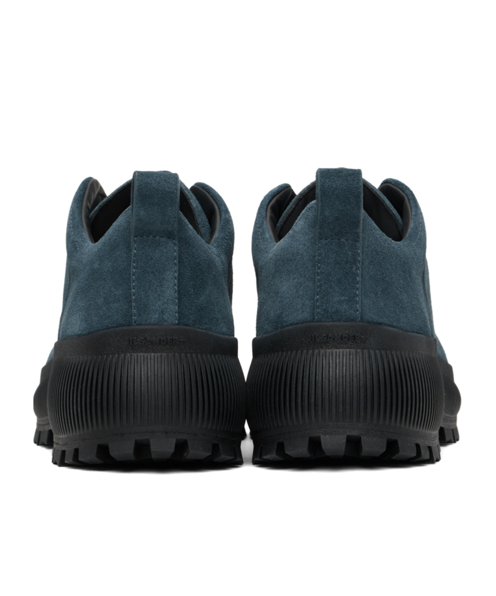 Jil Sander Low-cut Skate Shoes With Front Lace In Black