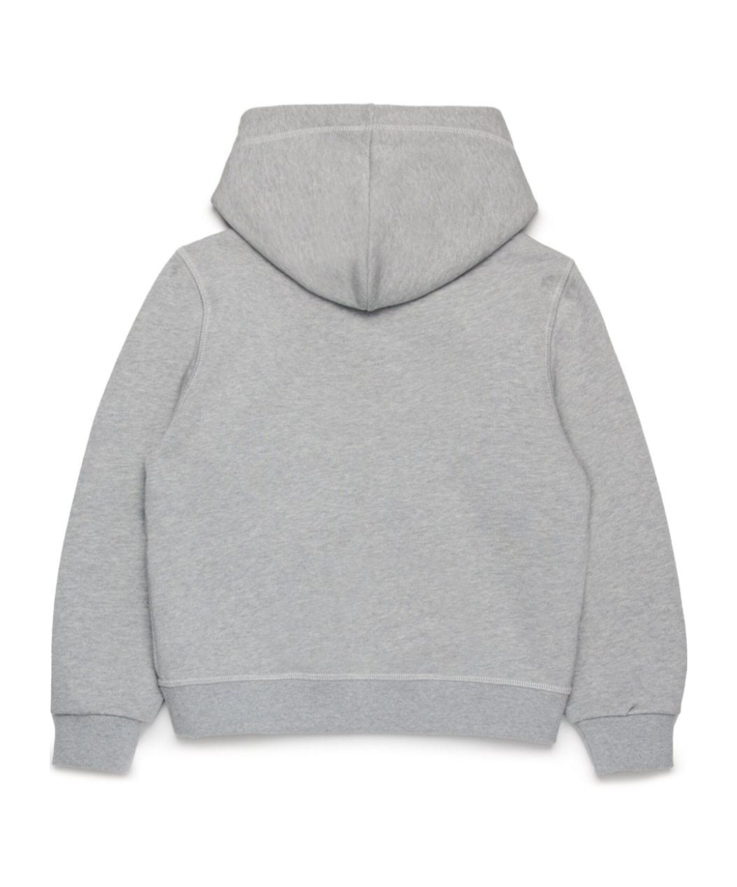 Dsquared2 Logo-print Cotton Hoodie In Gray
