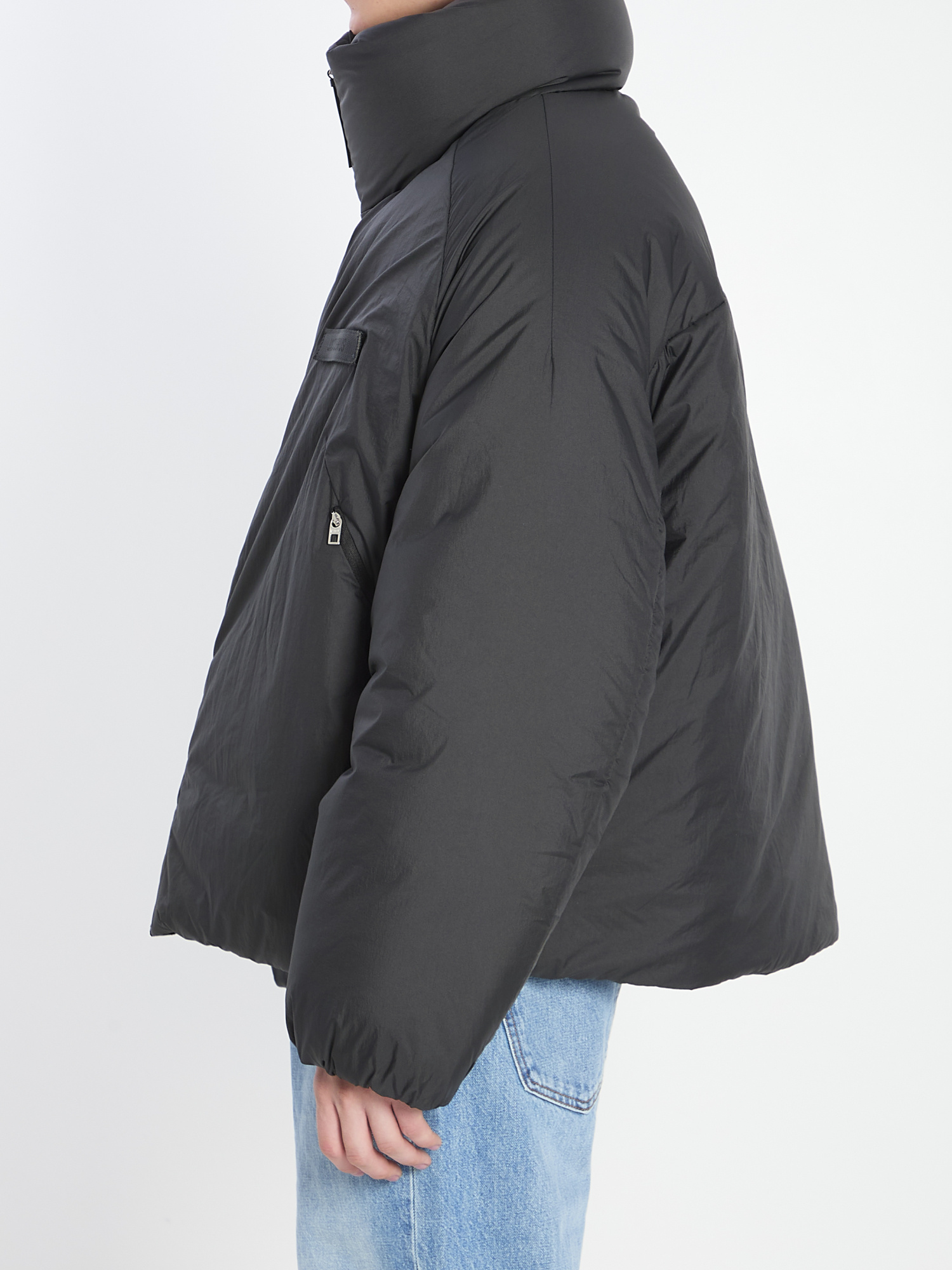 Jacquemus La Doudoune Puffer Jacket In Gray