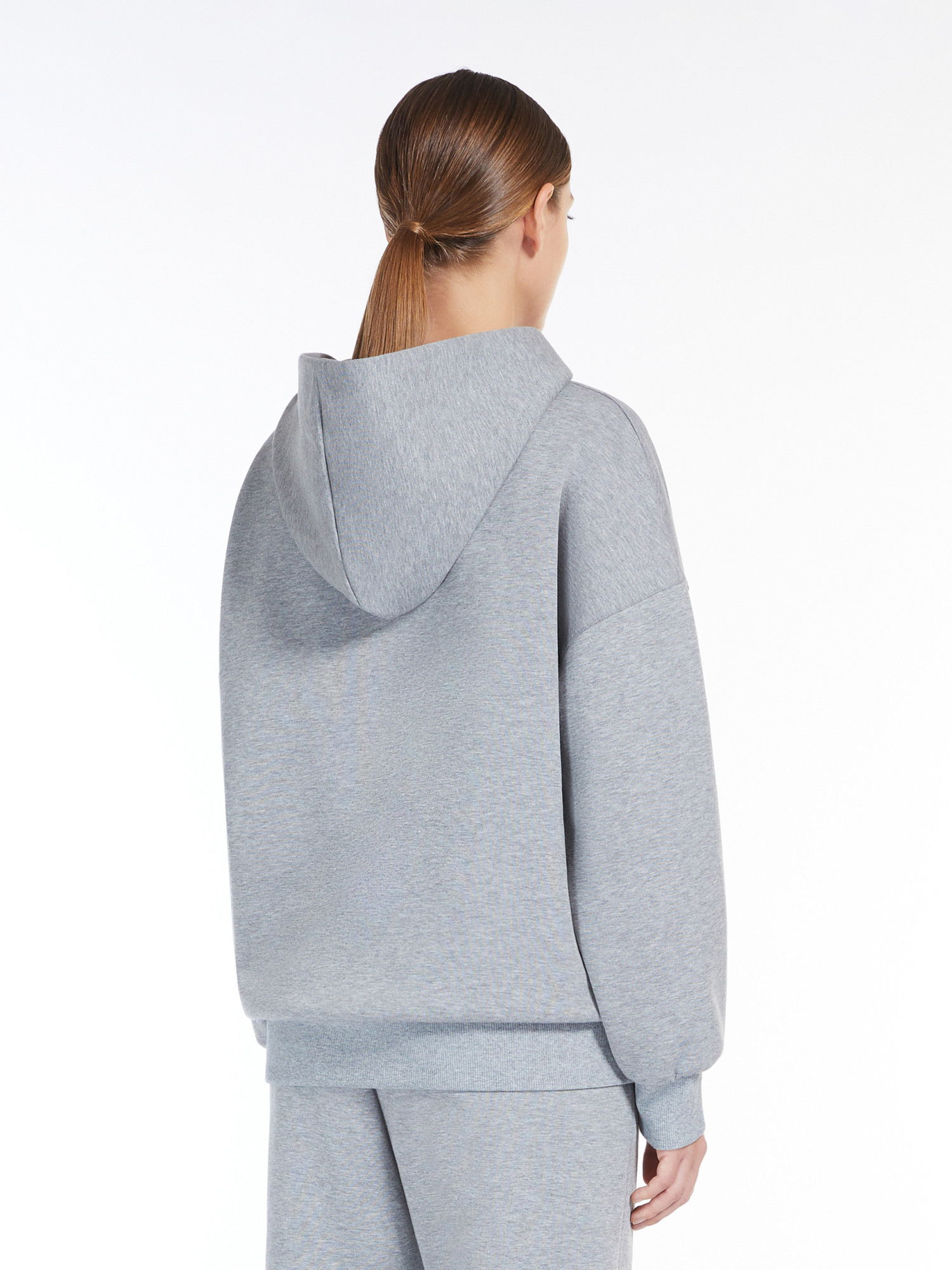 MAX MARA 'S MAX MARA LOGO DETAILED LONG-SLEEVED HOODIE