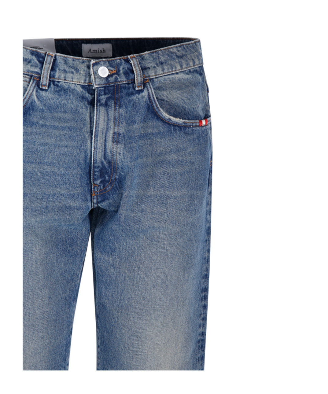 Amish Belt-loop Jeans In Blue