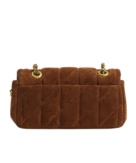 Coach Tabby Shoulder Bag 20 With Quilting In Brown