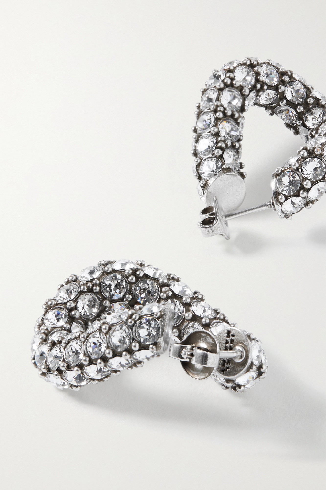Isabel Marant Funky Ring Crystal-embellished Earrings In Multicolor
