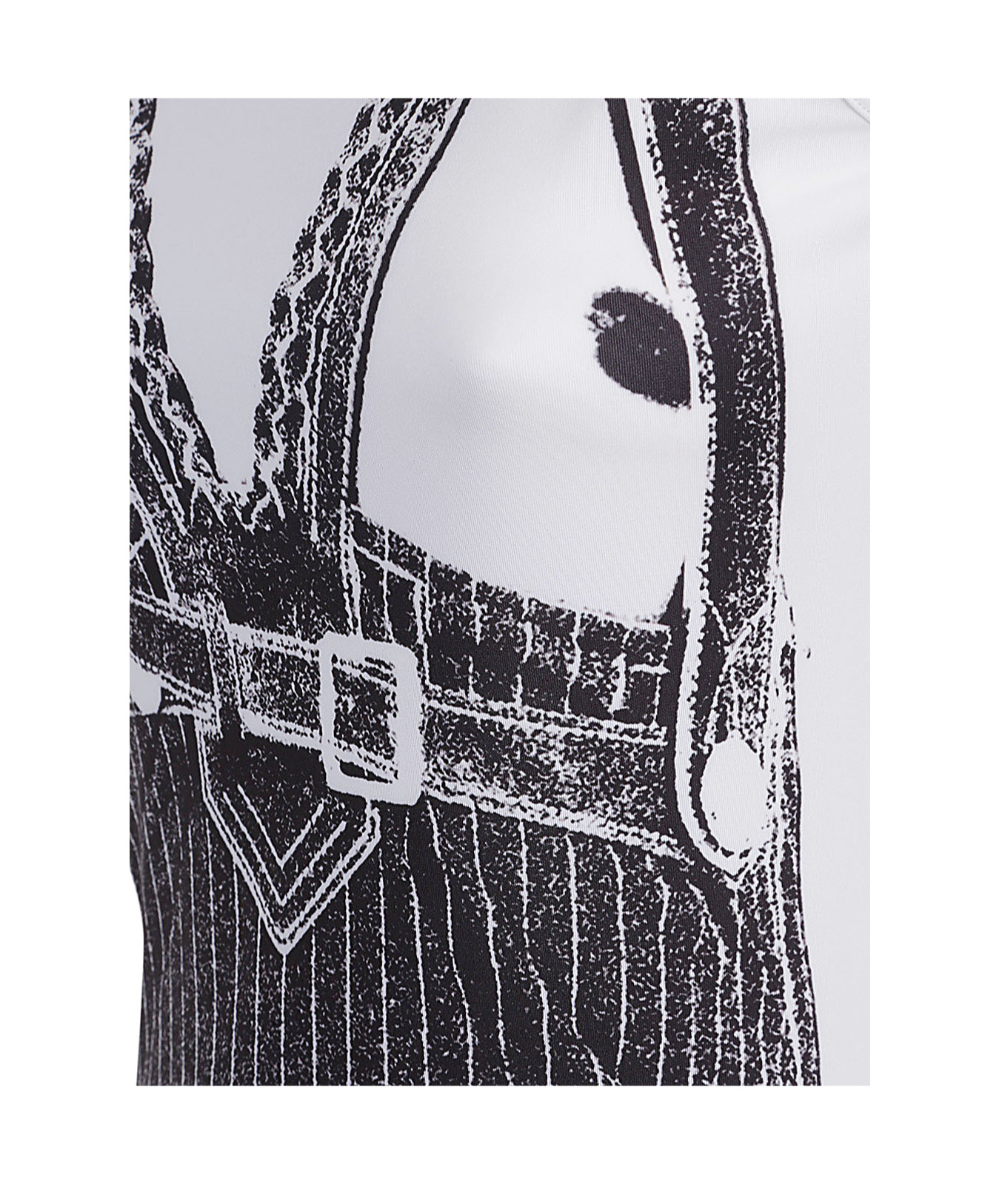 JEAN PAUL GAULTIER MADONNA TROMPE L'OEIL MIDI DRESS